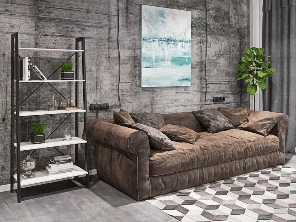 Стеллаж 5 полок Призма Loft Аляска Металл-Дизайн