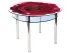 Стіл скляний обідній круглий КС-3 Антонік Стіл скляний обідній круглий КС-3 Антонік