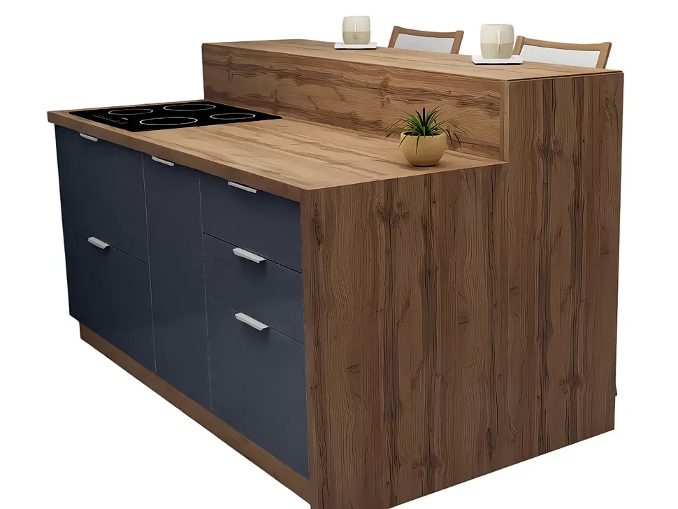 Кухонный остров Acryl 1,8×1,0 м фасады LuxeForm Рост купить в Киеве – Киев-Мебель™ Кухонный остров Acryl 1,8×1,0 м фасады LuxeForm Рост купить в Киеве – Киев-Мебель™