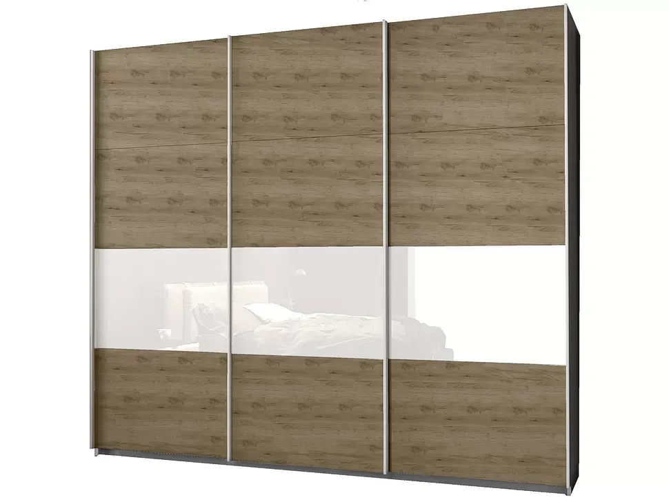 2 Кат Дуб Крафт Сірий Шафа-купе ErgoSens Lux 14 Екр-1 2100х2400х667 тридверна Константа 2 Кат Дуб Крафт Сірий Шафа-купе ErgoSens Lux 14 Екр-1 2100х2400х667 тридверна Константа