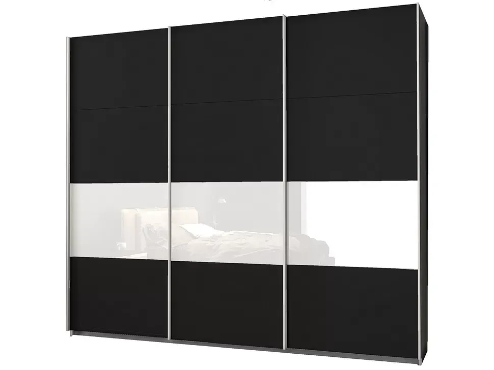 2 Кат Чорний Шафа-купе ErgoSens Lux 14 Екр-1 2100х2400х667 тридверна Константа 2 Кат Чорний Шафа-купе ErgoSens Lux 14 Екр-1 2100х2400х667 тридверна Константа