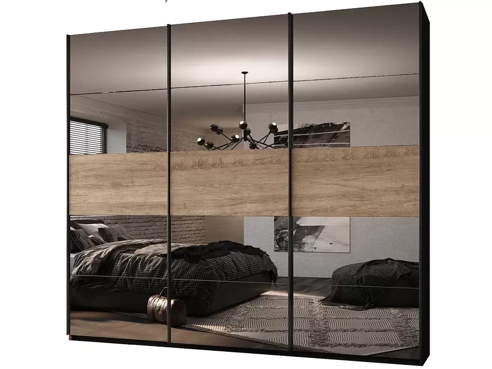 2 Кат Дуб Крафт Сірий Шафа-купе ErgoSens Lux 2 Екр-1 2100х2400х667 тридверна Константа 2 Кат Дуб Крафт Сірий Шафа-купе ErgoSens Lux 2 Екр-1 2100х2400х667 тридверна Константа
