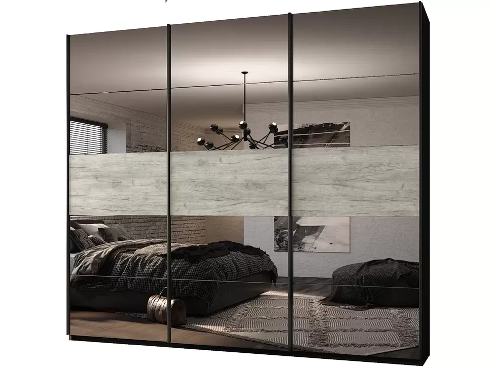 2 Кат Дуб Крафт Білий Шафа-купе ErgoSens Lux 2 Екр-1 2100х2400х667 тридверна Константа 2 Кат Дуб Крафт Білий Шафа-купе ErgoSens Lux 2 Екр-1 2100х2400х667 тридверна Константа