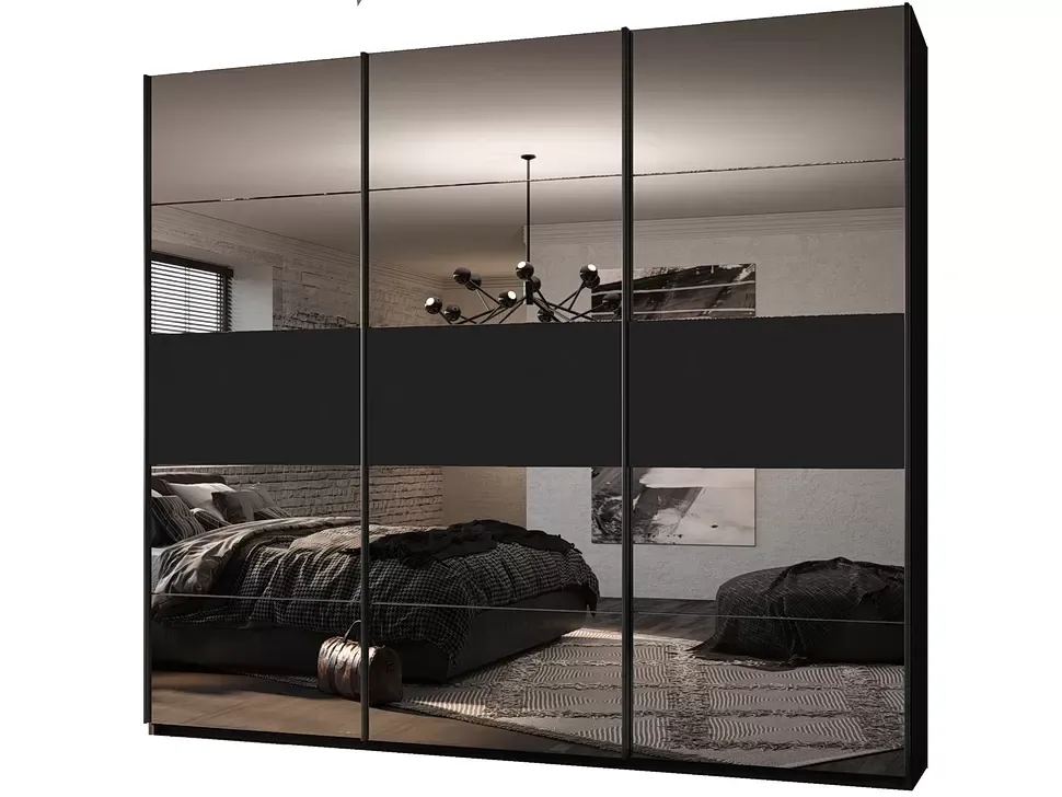 2 Кат Чорний Шафа-купе ErgoSens Lux 2 Екр-1 2100х2400х667 тридверна Константа 2 Кат Чорний Шафа-купе ErgoSens Lux 2 Екр-1 2100х2400х667 тридверна Константа