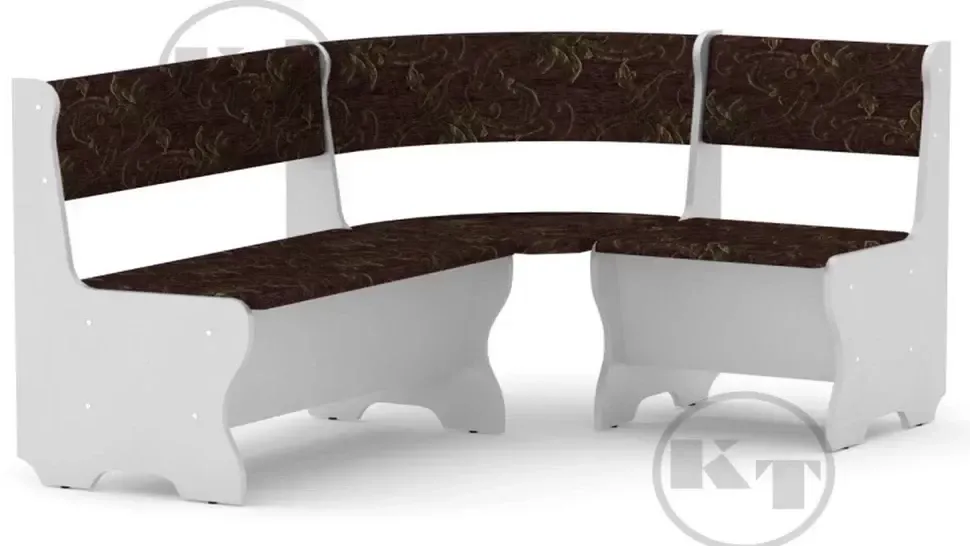 Німфея Альба Кухонний куточок Мальта тканина Бостон шоколад Компаніт