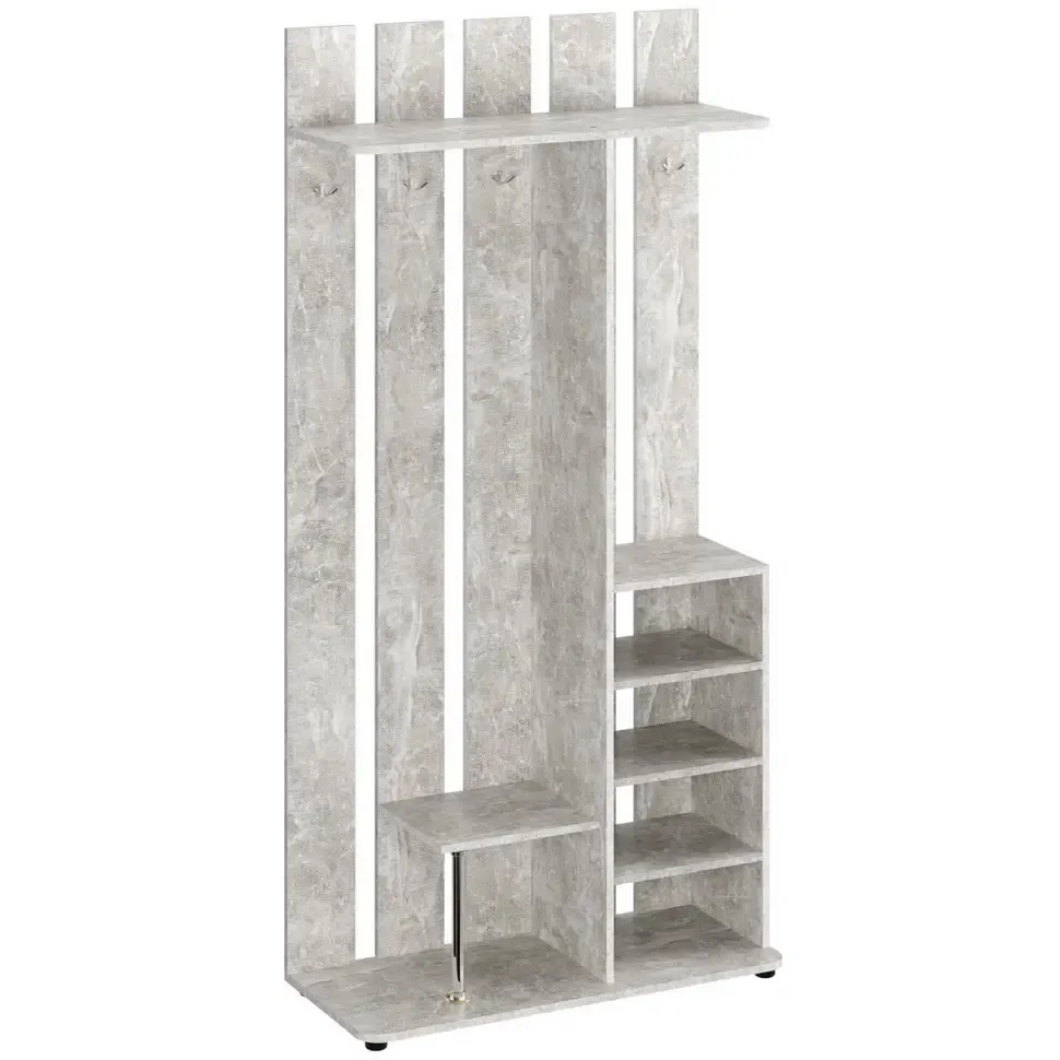 Прихожая Кристина мебельной фабрики Компанит цвет ателье светлый