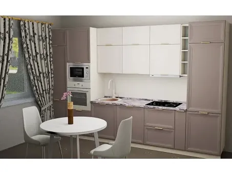 Модульная кухня Тревизо 3,8 м фасады LuxeForm Рост Модульная кухня Тревизо 3,8 м фасады LuxeForm Рост