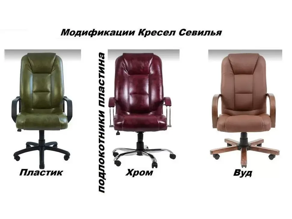 Виды офисных кресел Севилья RICHMAN Вуд
