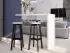Барные стулья Флай Loft  с белым сиденьем, мебельная фабрика Металл-Дизайн