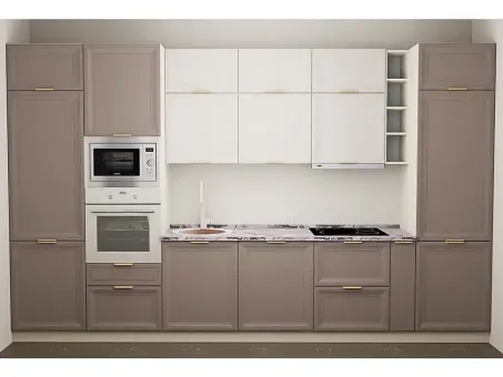Модульна кухня 3800 мм класичні МДФ фасади Тревізо LuxeForm Рост Модульна кухня 3800 мм класичні МДФ фасади Тревізо LuxeForm Рост