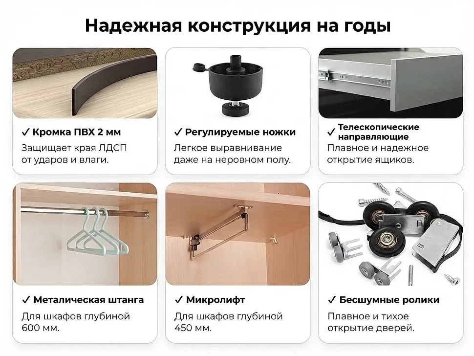 Конструкция и детали в шкаф-купе Феникс дуб Сонома трюфель Стандарт 3000 трехдверный Конструкция и детали в шкаф-купе Феникс дуб Сонома трюфель Стандарт 3000 трехдверный