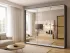 Шафа-купе Фенікс із дзеркалом Стандарт 2300 тридверна у вітальні