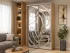 Шкаф-купе Феникс 1400×2200×450 Стандарт двухдверный в интерьере
