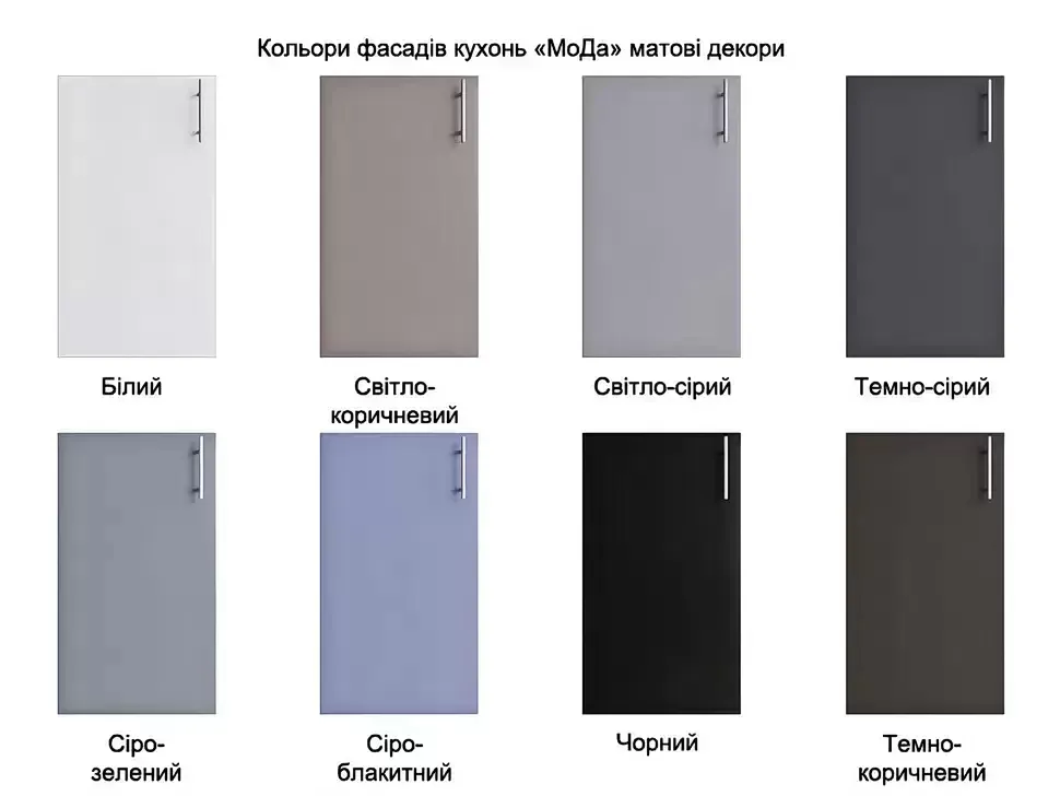 Кухня МоДа матовая 2,6 м Вип-Мастер фото 9 Кухня МоДа матовая 2,6 м Вип-Мастер фото 9
