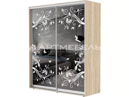 Шкаф-купе двухдверный 1500х2150х450 Арт-Мебель ЭСО