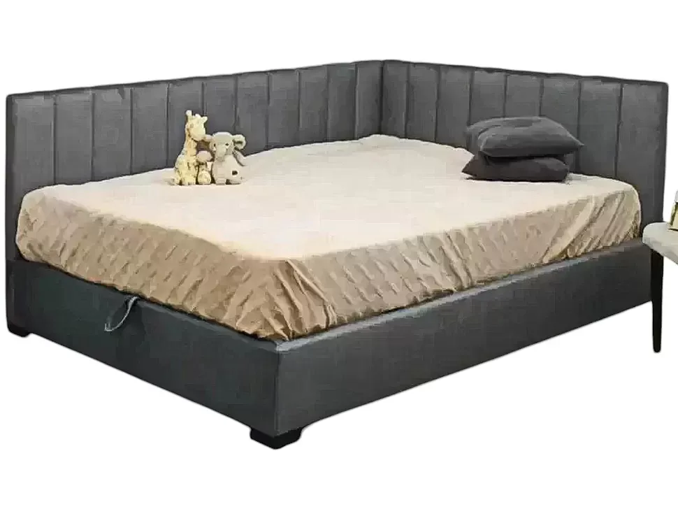 Двуспальная угловая кровать Мия Шик-Галичина™ 1200/1400/1600/1800 купить в Киеве – Киев-Мебель™
