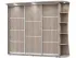 Шкаф-купе Феникс дуб сонома трюфель Стандарт 2200 трехдверный