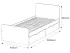 Односпальная кровать Локи Світ Меблів