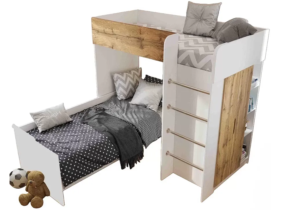 Дитяче ліжко-горище Bed-Room №3 Viorina DEKO корпус білий фото 27