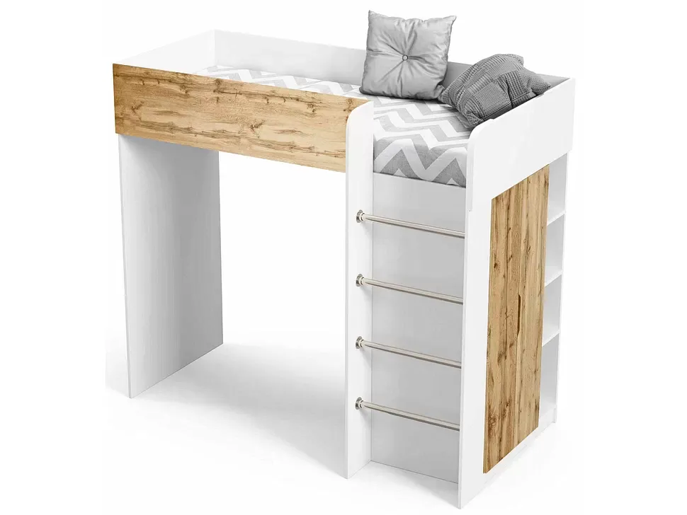 Детская кровать-чердак Bed-Room №3 Viorina DEKO корпус белый фото 26