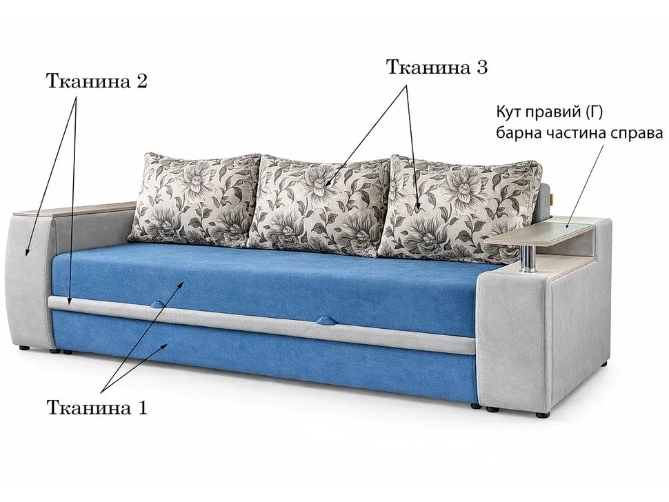 Ролзкрій дивану Соната єврокнижка Київський-Стандарт підлокітник-полиця Ролзкрій дивану Соната єврокнижка Київський-Стандарт підлокітник-полиця