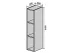 Размеры кухонного настенного шкафа VIP-Master кухня Альта модуль №41 верхний шкаф стандарт