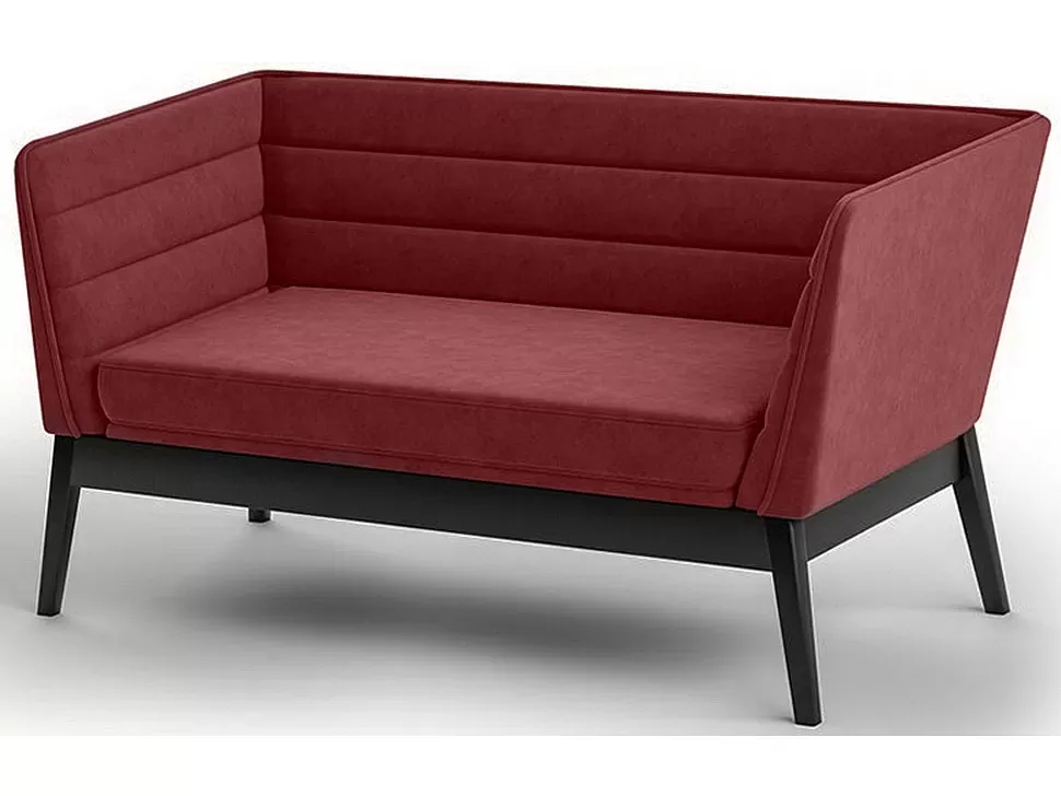 Бордовый Диван Дарио ШИК Галичина нераскладной