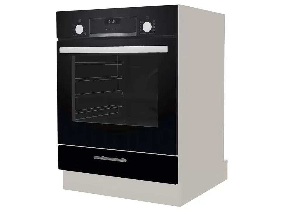 Нижняя тумба под духовку с выдвижным ящиком НСДя1 600x820x560 для кухни LuxeForm Рост фото 3