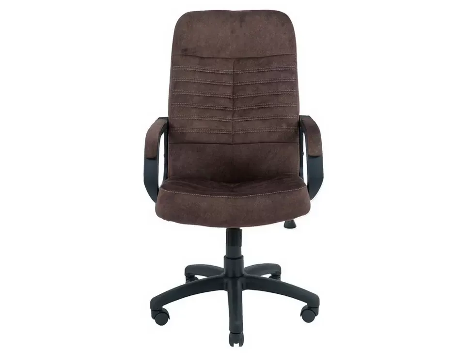 Кофейное офисное кресло Вегас RICHMAN вид спереди