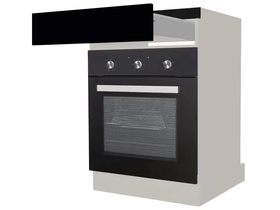 Открытая нижняя тумба под духовку с выдвижным ящиком НСДя1 Gola 600x880x513 для кухни Рост™