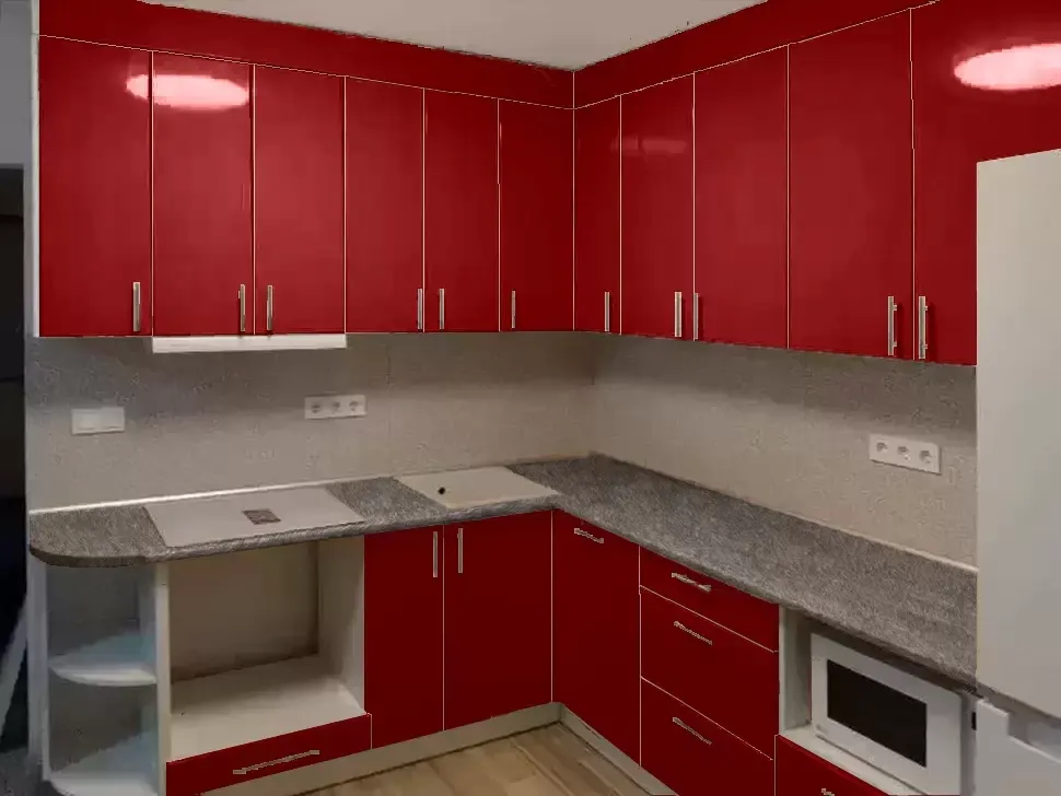 Черрі Сіріус Кутова кухня МоДа 2,8×2,2 м зі столом Віп-Майстер Черрі Сіріус Кутова кухня МоДа 2,8×2,2 м зі столом Віп-Майстер