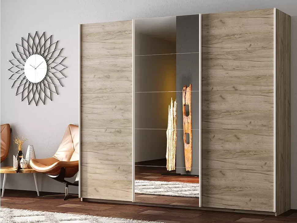 Шафа-купе ErgoSens Lux 1 Екр-1 2100х2400х667 тридверна Константа фото 2 Шафа-купе ErgoSens Lux 1 Екр-1 2100х2400х667 тридверна Константа фото 2