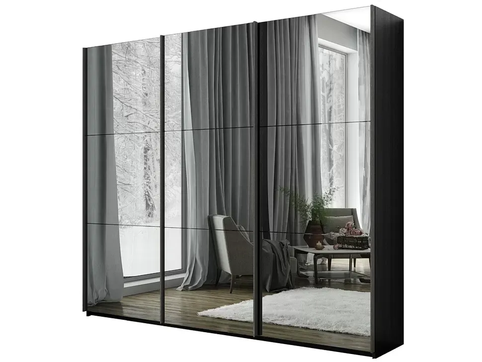 2 Кат Чорний Шафа-купе ErgoSens Lux 10 Екр-1 2100х2400х667 тридверна Константа 2 Кат Чорний Шафа-купе ErgoSens Lux 10 Екр-1 2100х2400х667 тридверна Константа