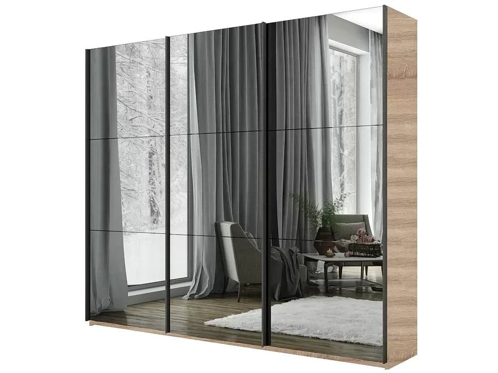 2 Кат Дуб Сонома Шафа-купе ErgoSens Lux 10 Екр-1 2100х2400х667 тридверна Константа 2 Кат Дуб Сонома Шафа-купе ErgoSens Lux 10 Екр-1 2100х2400х667 тридверна Константа