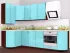 Голубая угловая кухня Color-MIX VIP-Master 2700x1300 Голубая угловая кухня Color-MIX VIP-Master 2700x1300