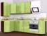 Зеленая металлик угловая кухня Color-MIX VIP-Master 2700x1300 Зеленая металлик угловая кухня Color-MIX VIP-Master 2700x1300