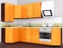 Оранжевая металлик угловая кухня Color-MIX VIP-Master 2700x1300 Оранжевая металлик угловая кухня Color-MIX VIP-Master 2700x1300