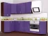 Сиреневая металлик угловая кухня Color-MIX VIP-Master 2700x1300 Сиреневая металлик угловая кухня Color-MIX VIP-Master 2700x1300
