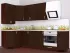 Коричневая металлик угловая кухня Color-MIX VIP-Master 2700x1300 Коричневая металлик угловая кухня Color-MIX VIP-Master 2700x1300