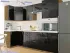 Угловая кухня МоДа  VIP-Master 3,6 метра (2,6x1) фасад Антрацит корпус Дуб Аппалачи