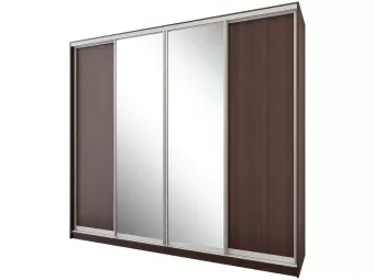 Шкаф-купе четырехдверный Стандарт с зеркалом Вип-Мастер 2500x600x2400 2,5 метра – купить в Киеве, от производителя, доставка, оплата, гарантия Киев-Мебель™