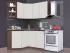 Серебристая Угловая кухня Мода VIP-Master 2,7 (1,4x1,3)