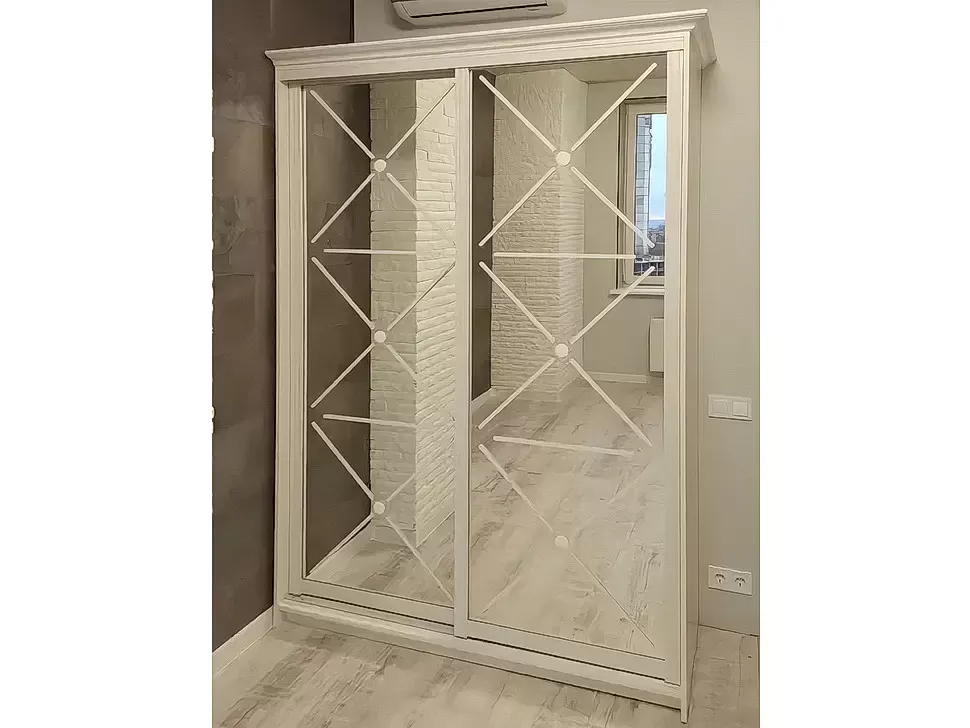 Шкаф-купе двухдверный Рим-Венециано 1500x600x2400 мебельная фабрика ВИП-Мастер