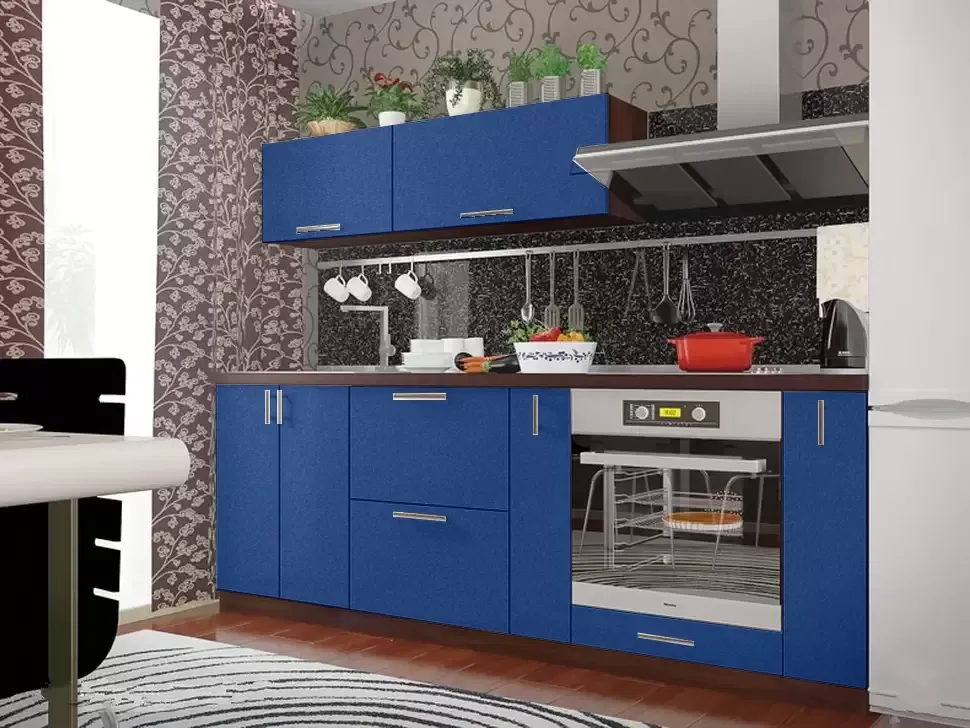 Морський Металік Кухня Колор-Мікс Віп-Майстер2,2 м аквамарин блакитна Морський Металік Кухня Колор-Мікс Віп-Майстер2,2 м аквамарин блакитна