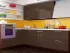 Угловая кухня Колор-Микс 2,4×1,6 м фиолетовая Вип-Мастер