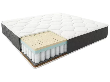 Ортопедичний матрац Cocos Latex Константа Pocket Spring Кокос Латекс Зима-Літо 140–180×200 см