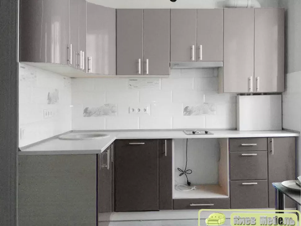 Капучино NEW Угловая кухня МоДа 2,0×2,5 м радиусная Вип-Мастер Капучино NEW Угловая кухня МоДа 2,0×2,5 м радиусная Вип-Мастер