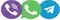 Viber, WhatsApp, Telegram