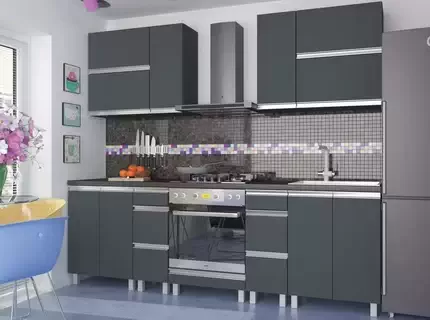 Купить бюджетную кухню Альбина ВИП-Мастер шириной 2400 мм