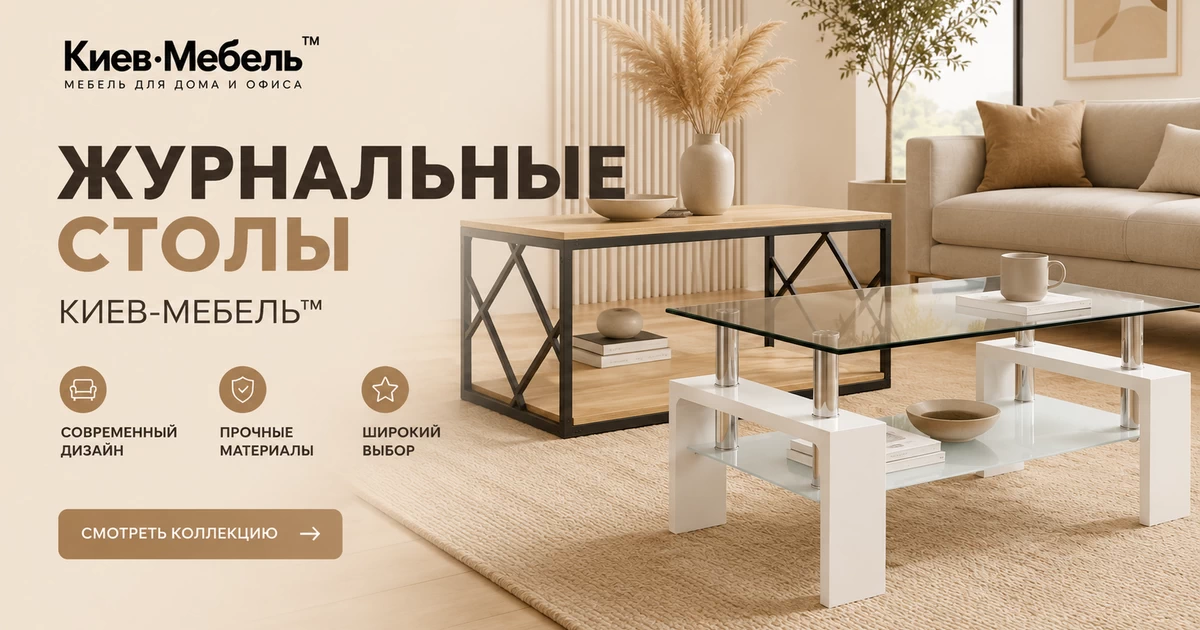 Журнальные столики Киев-Мебель™ Каталог журнальных столов от Киев-Мебель™